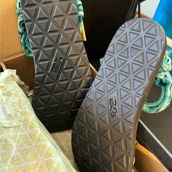 Turquoise Teva Sandals - Picture 2 of 3